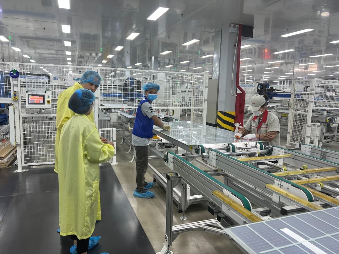 VSUN Produktionslinie